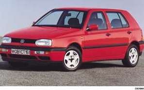 VW GOLF III od 9/1991 do r. výroby 8/1997