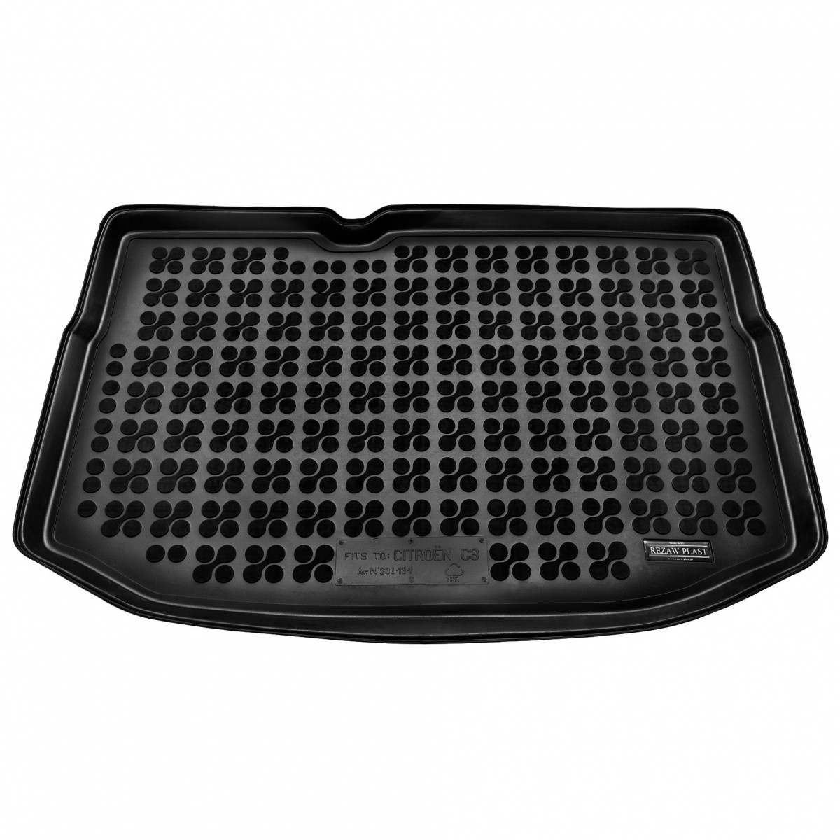 Gumová vana do kufru Citroen C3 2009-2017 (plná rezerva)
