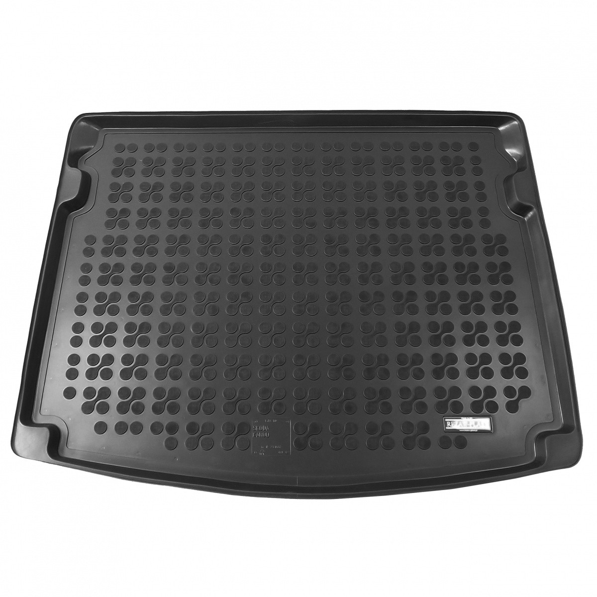 Gumová vana do kufru Škoda Karoq 2017- (4x2, dojezdové kolo, VarioFlex)